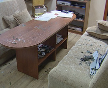 Совершено нападение на Красноармейский городской штаб партии «Фронт змін» Совершено нападение на Красноармейский городской штаб партии «Фронт змін»