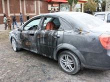 Пожар в Донецке