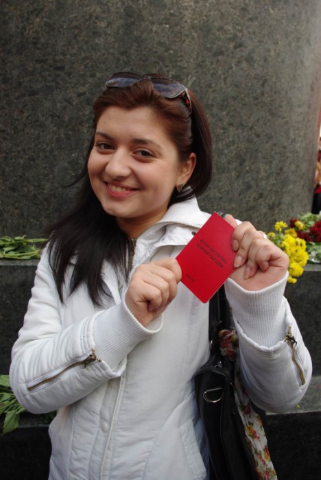 Святкова хода на честь 93-ї річниці Жовтневої Революції. Фото Андрій Недзельницький Святкова хода на честь 93-ї річниці Жовтневої Революції. Фото Андрій Недзельницький