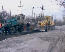 В Красноармейске восстанавливают дороги