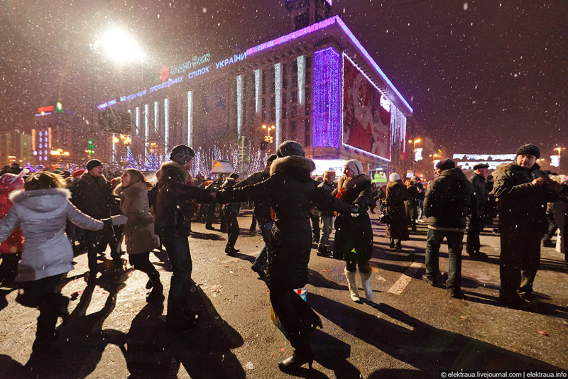 Новый год на Майдане. Фото О.Стельмах, fotofact.net
