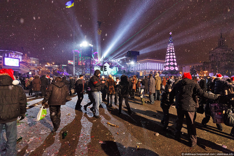 Новый год на Майдане. Фото О.Стельмах, fotofact.net