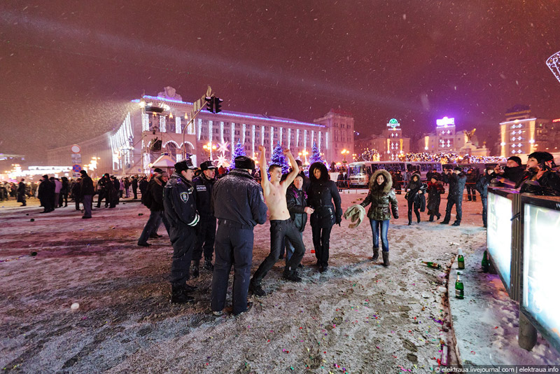 Новый год на Майдане. Фото О.Стельмах, fotofact.net