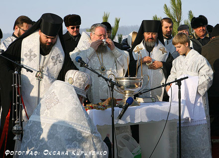 Праздник Крещения на Карловском водохранилище