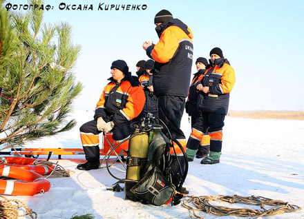 Праздник Крещения на Карловском водохранилище