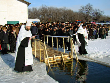 В прошлом году на втором пруду впервые состоялся чин освящения воды