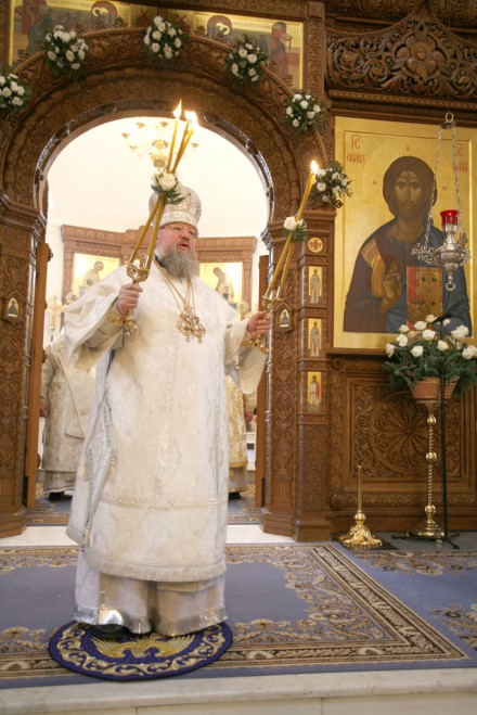Соборное архиерейское богослужение в Неделю по Рождестве. Фото игумена Лазаря (Терещенко)