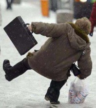 Гололед. Травмпункты Донетчины бьют рекорды по количеству пациентов