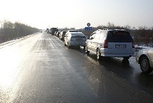 Сегодня вблизи Сергеевки Красноармейского района перевернулась фура