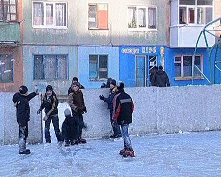 В Красноармейске залили каток