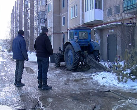 Очередная коммунальная авария в Красноармейске (ФОТО)