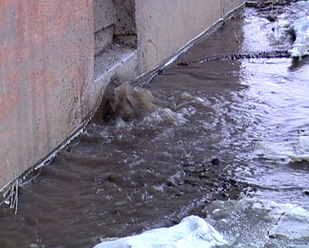 Очередная коммунальная авария в Красноармейске (ФОТО)