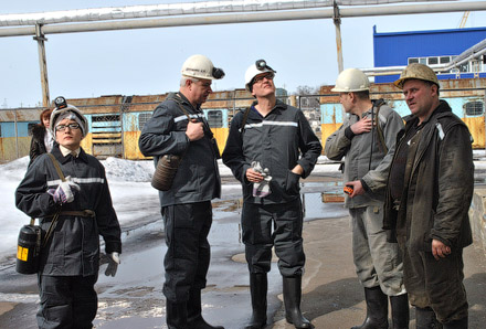 Во время визита Клаус Цилликенс посетил производственные объекты предприятия Во время визита Клаус Цилликенс посетил производственные объекты предприятия