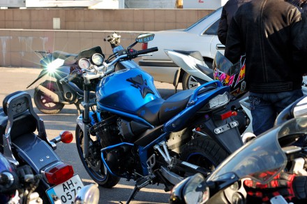 Байкеры клуба GROMADA, Красноармейск, 2011, фото Томас Сергей