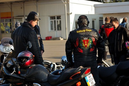 Красноармейские байкеры открыли сезон. Фото fotofact.net