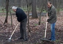 Жители поселка Шевченко вышли на субботник