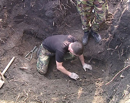 В Красноармейске начались раскопки останков советских воинов (ФОТО)