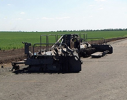 Вблизи Сергеевки восстанавливают дороги (ФОТО)