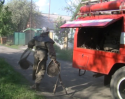 В Красноармейске горел частный дом (ФОТО)