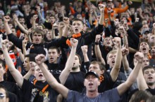 Более 100 футбольных агрессоров Донбасса попали в милицейскую базу данных