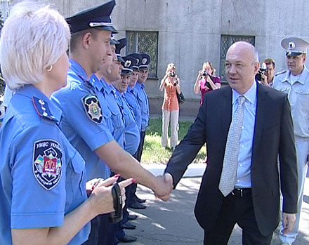 Красноармейск посетил начальник областной милиции (ФОТО)