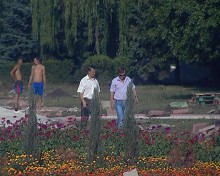 Андрей Ляшенко на площади Шибанкова