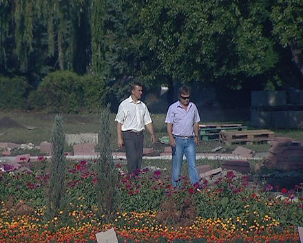 Андрей Ляшенко на площади Шибанкова