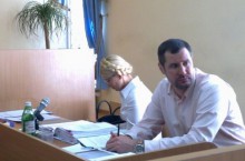 Тимошенко за пару часов до ареста. Фото из Facebook Виктора Уколова