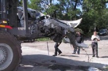 Лобовое столкновение в Мариуполе: трое погибших, оба водителя – живы. Фото Н. Рябченко