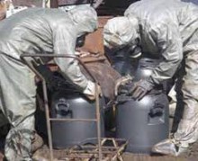 Горловский "кровяной яд" повезли в Польшу на утилизацию 