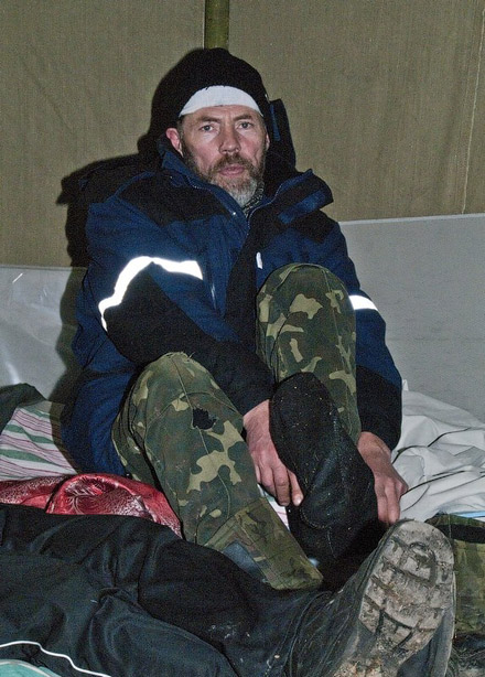 Акция протеста донецких чернобыльцев Акция протеста донецких чернобыльцев