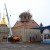 Укрстрой. Установка купола на храме