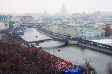 Российская оппозиция намерена провести 50-тысячный митинг. Фото Виталия Раскалова