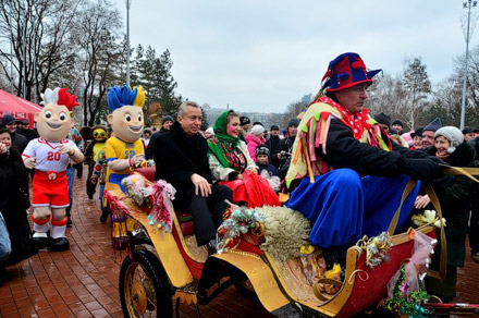 Масленица в Донецке