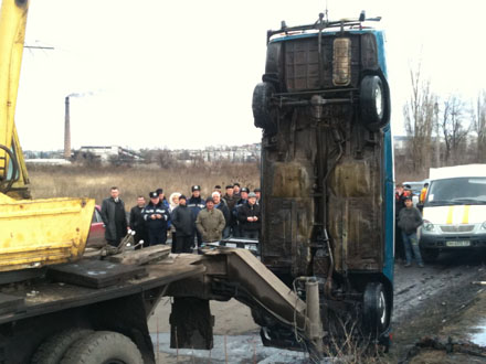 В Добропольском районе затонул автомобиль. Водитель погиб
