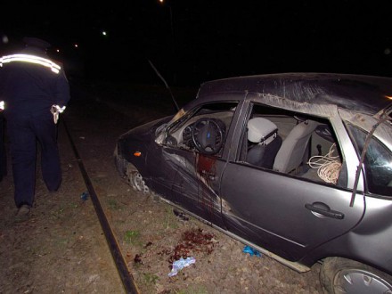 В Донецкой области четверо подростков разбились на угнанном автомобиле (ФОТО)