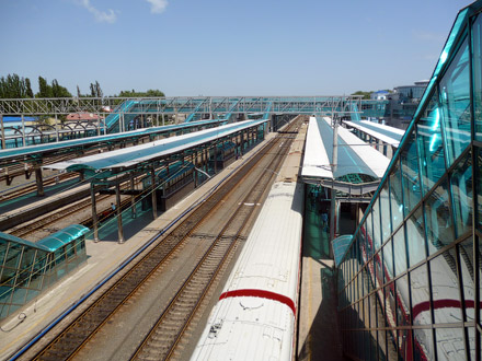 В Донецке открыли железнодорожный вокзал В Донецке открыли железнодорожный вокзал