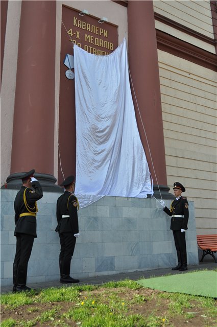 В Одессе открыли мемориал с орфографической ошибкой