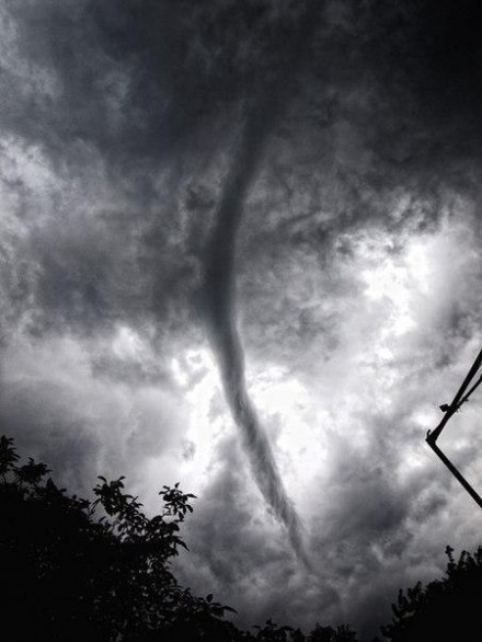 Недалеко от Одессы пронесся смерч