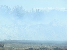 Недалеко от Удачного масштабное возгорание (ФОТО)