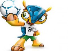 Талисманом ЧМ-2014 по футболу стал веселый броненосец