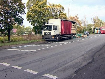 В Красноармейске на ходу загорелась фура
