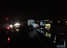 В Одессе попали в ДТП одновременно более 40 автомобилей