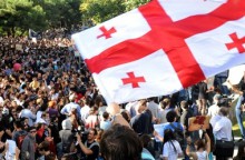 На парламентских выборах в Грузии уверенно побеждает оппозиция