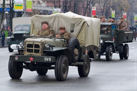 Парад по случаю 69-й годовщины освобождения Киева