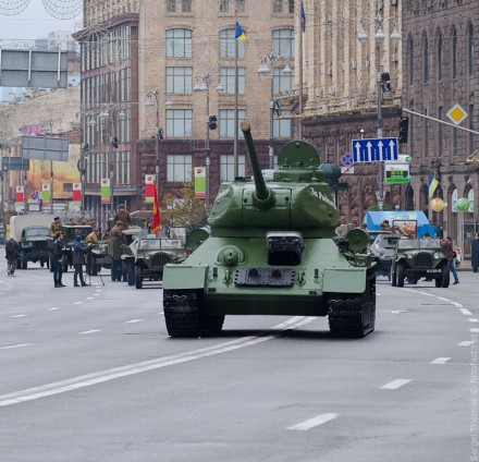 Парад по случаю 69-й годовщины освобождения Киева