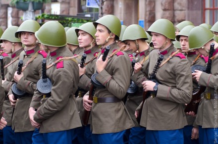 Парад по случаю 69-й годовщины освобождения Киева