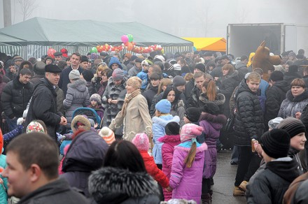 В Донецкую область пришла Масленица