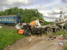 В Беларуси украинский поезд столкнулся с КАМАЗОМ: есть жертвы
