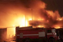 На аммиачном заводе в Горловке произошел серьезный пожар